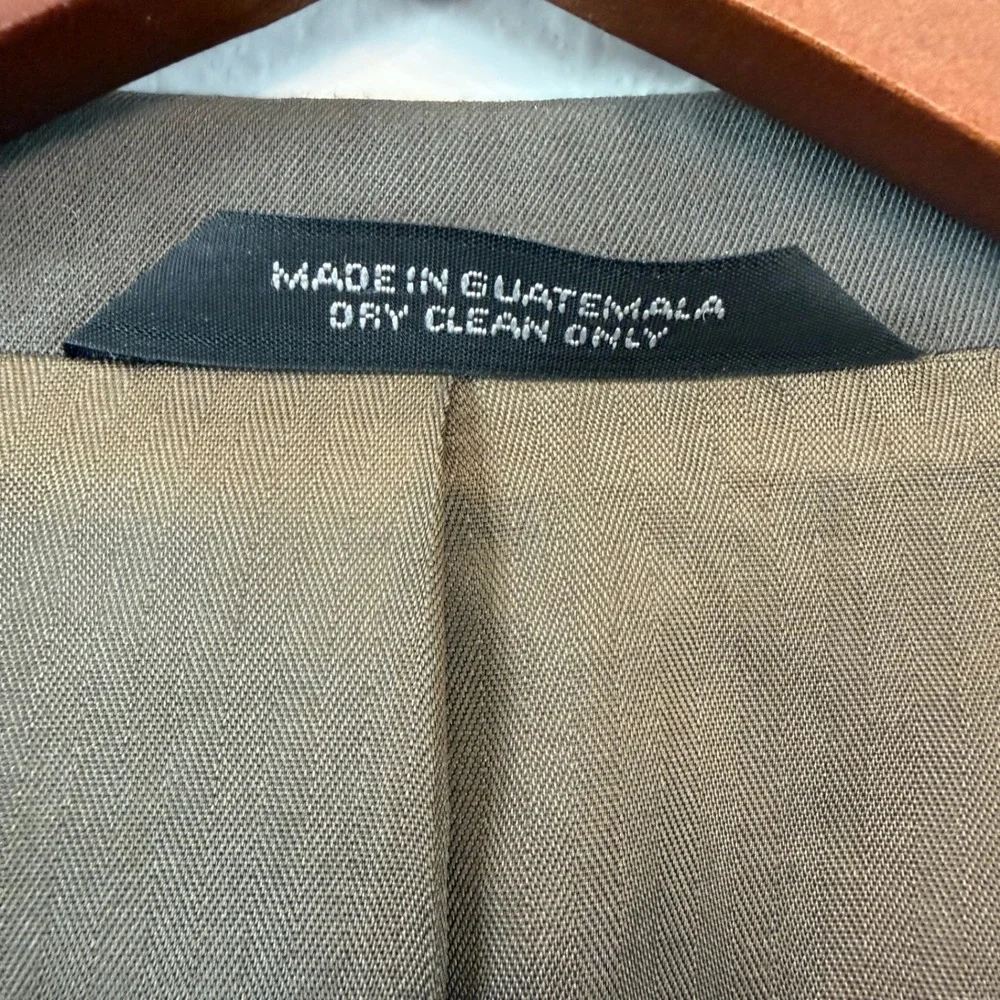 Haggar Black‎ Label Blazer Mens 46R Brown Wool Blend 3 Button Sport Coat Jacket